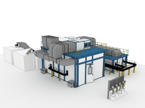 Автоматическая линия SPK для окраски деталей Автоматическая линия SPK GROUP для окраски деталей