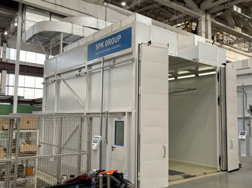 Окрасочно-сушильная и моечная камеры SPK GROUP для сельхозтехники