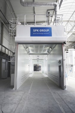 Линия подготовки и окраски кузовов и рам самосвалов, г. Калининград Линия подготовки и окраски кузовов и рам самосвалов SPK GROUP