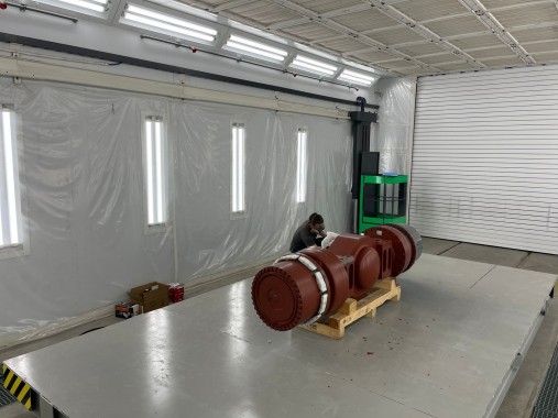 Камера окраски и сушки для автомобильных агрегатов SPK-15.6.4, г. Шадринск