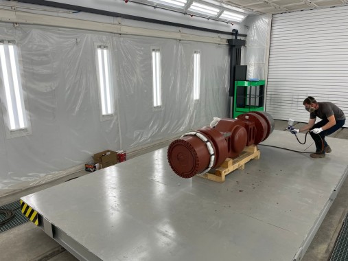 Камера окраски и сушки для автомобильных агрегатов SPK-15.6.4, г. Шадринск