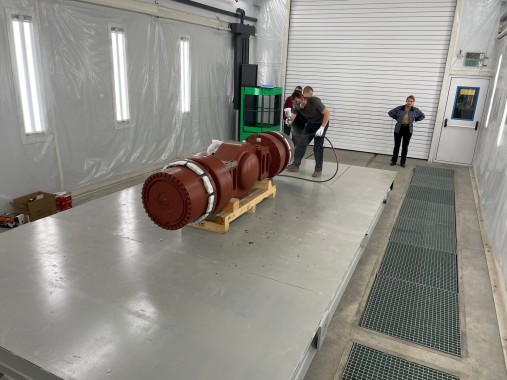 Камера окраски и сушки для автомобильных агрегатов SPK-15.6.4, г. Шадринск