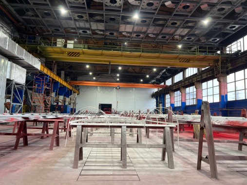 Зона открытой окраски SPK-OPSS-18.21.7 и дробеструйная камера SPK-SBB-15.5, г. Омск Зона открытой окраски SPK-OPSS-18.21.7 и дробеструйная камера SPK-SBB-15.5, г. Омск