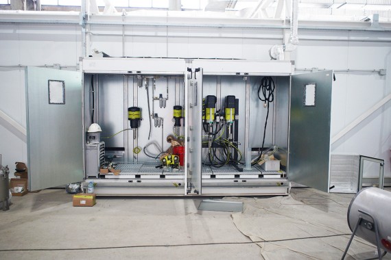 Мобильная окрасочно-сушильная камера SPK-SCB(M) - 14.5.3, г. Н. Новгород Мобильная окрасочно-сушильная камера SPK GROUP