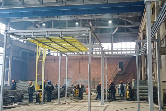 Линия порошковой окраски SPK, г. Одинцово