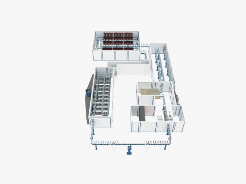 Окрасочная линия SPK для бутылок Окрасочная линия SPK GROUP для бутылок
