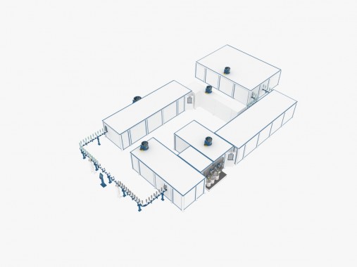 Окрасочная линия SPK для бутылок Окрасочная линия SPK GROUP для бутылок