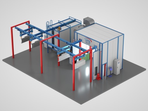 Комплекс подготовки и окраски поверхности SPK – Т 8.12.5 Комплекс подготовки и окраски поверхности SPK GROUP