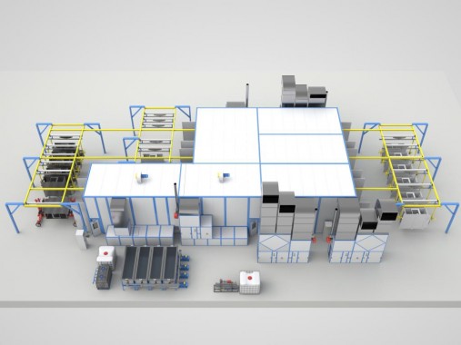 Комплекс подготовки, покраски и сушки для сварных металлоконструкций SPK GROUP