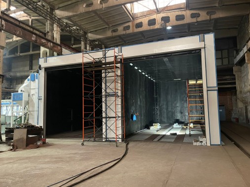 Двухсекционная дробеструйная камера SPK-SBB-15.11.6, г. Новоуральск 