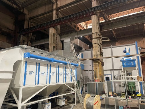 Двухсекционная дробеструйная камера SPK-SBB-15.11.6, г. Новоуральск 