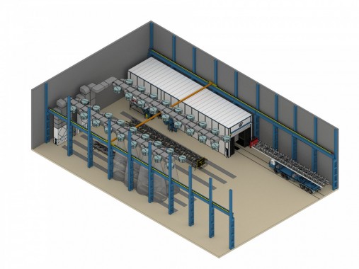 Зона открытой окраски SPK GROUP OPSS-13.4 для бурового оборудования