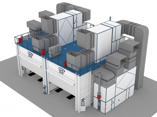 Окрасочно-сушильная камера SPK GROUP для тракторов