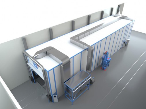 Дробеструйная камера для вагонов SPK GROUP