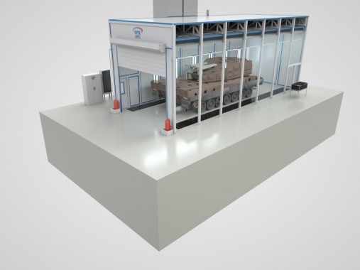 Камера окраски корпусов военной техники SPK GROUP