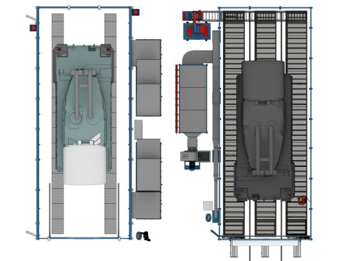 Комплекс подготовки и окраски спецтехники SPK Комплекс подготовки и окраски восточной и специальной техники SPK GROUP
