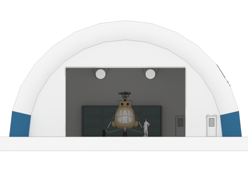Надувной ангар для вертолетов SPK GROUP