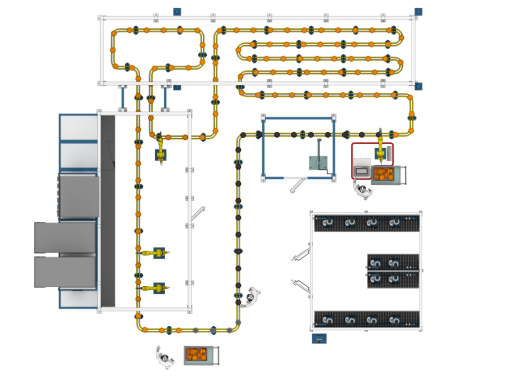 Роботизированная линия окраски и пропитки муфт SPK Роботизированная линия окраски и пропитки муфт SPK GROUP
