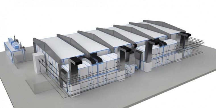 Комплекс SPK GROUP для подготовки и окраски каркасов спецтехники