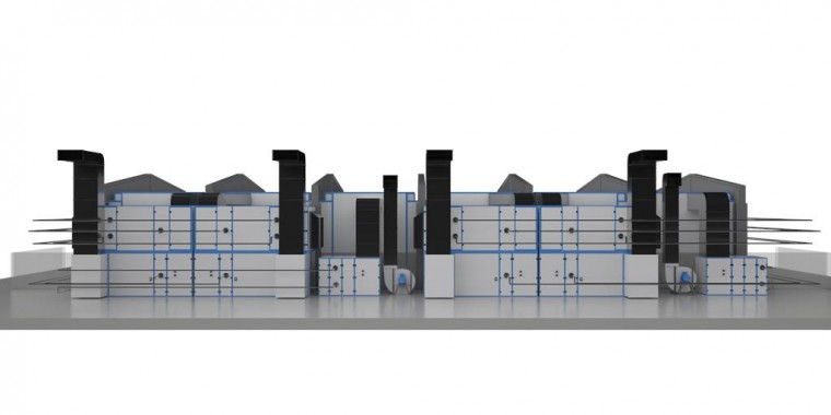 Комплекс SPK GROUP для подготовки и окраски каркасов спецтехники