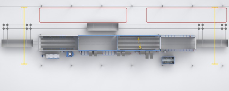 Линия подготовки и роботизированной окраски агротехники SPK
