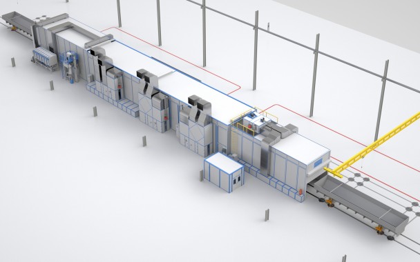 Линия подготовки и роботизированной окраски агротехники SPK