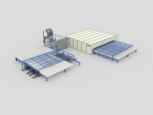 Линия роботизированной окраски труб SPK