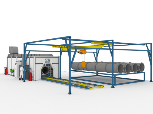 Автоматическая окрасочная камера SPK-SB-9.3.2 