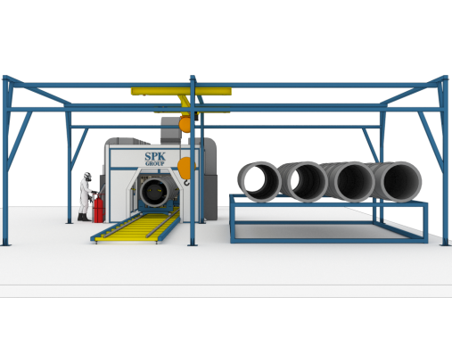 Автоматическая окрасочная камера SPK-SB-9.3.2 