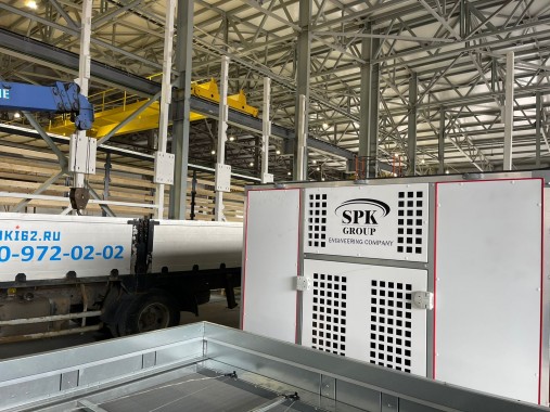Комплекс камер окрашивания и сушки для автофургонов, полуприцепов, коммунальной и спецтехники в г. Рязань Комплекс камер окрашивания и сушки для автофургонов, полуприцепов, коммунальной и спецтехники в г. Рязань