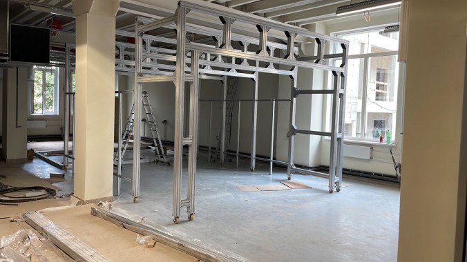 Окрасочно-сушильная камера телескопического типа SPK-SCB(Fx)-7.4.4 для художественно-производственных мастерских, г. Москва