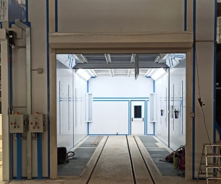 Комплекс камер SPK для мойки, окраски и сушки сельхозтехники, п. Орловский Комплекс камер SPK для мойки, окраски и сушки сельхозтехники, п. Орловский