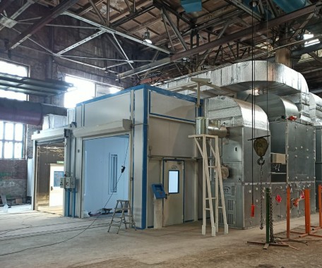 Комплекс камер SPK для мойки, окраски и сушки сельхозтехники, п. Орловский Комплекс камер SPK для мойки, окраски и сушки сельхозтехники, п. Орловский