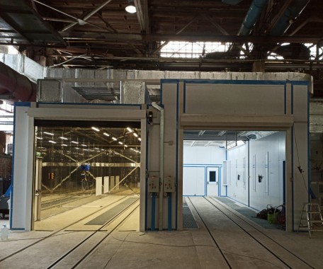 Комплекс камер SPK для мойки, окраски и сушки сельхозтехники, п. Орловский Комплекс камер SPK для мойки, окраски и сушки сельхозтехники, п. Орловский