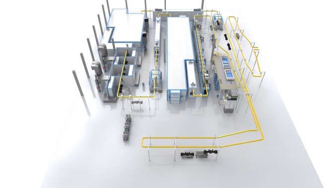 Роботизированная линия подготовки и окраски автокомпонентов SPK GROUP Роботизированная линия подготовки и окраски автокомпонентов SPK GROUP