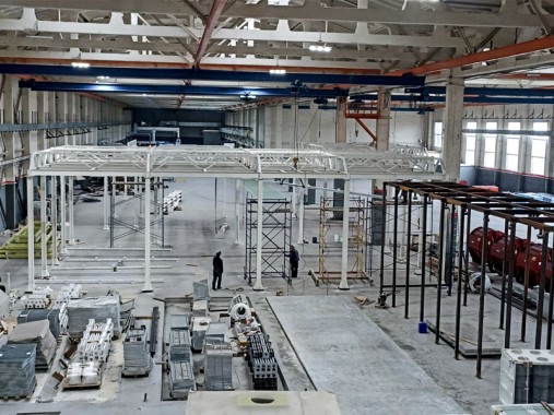 Линия порошковой окраски SPK, г. Урюпинск Линия порошковой окраски SPK, г. Урюпинск