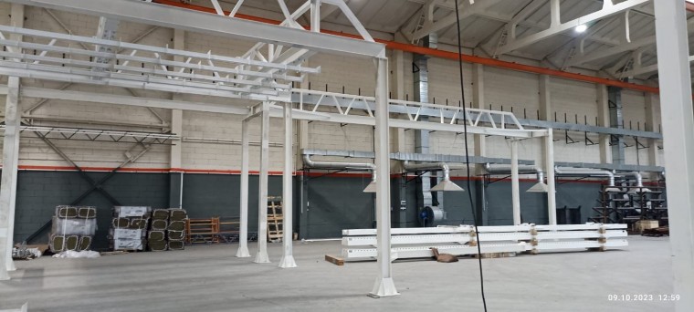 Линия порошковой окраски SPK, г. Урюпинск Линия порошковой окраски SPK, г. Урюпинск