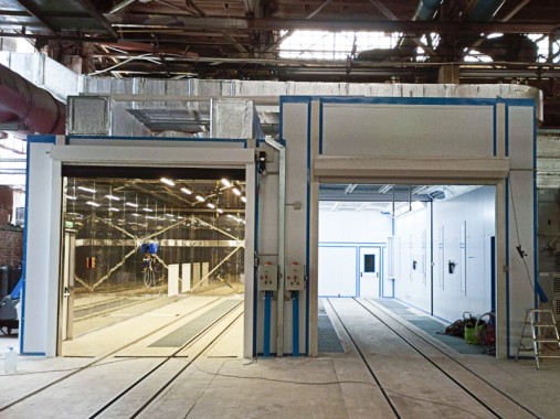 Комплекс камер SPK для мойки, окраски и сушки сельхозтехники, п. Орловский Комплекс камер SPK для мойки, окраски и сушки сельхозтехники, п. Орловский