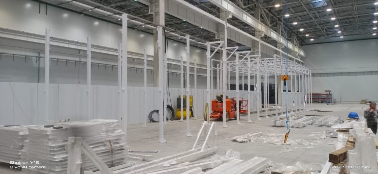 Линия подготовки и покраски рам полуприцепов SPK, г. Елабуга