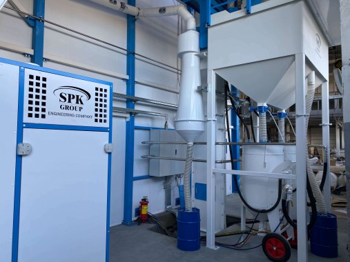 Окрасочно-сушильный комплекс SPK для спецтехники в г. Курган Окрасочно-сушильный комплекс SPK для спецтехники в г. Курган