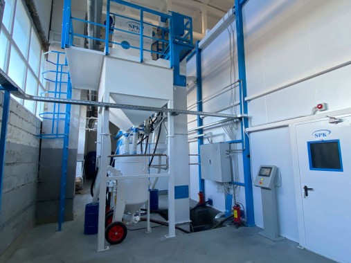 Окрасочно-сушильный комплекс SPK для спецтехники в г. Курган Окрасочно-сушильный комплекс SPK для спецтехники в г. Курган