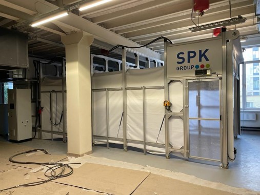 Окрасочно-сушильная камера телескопического типа SPK-SCB(Fx)-7.4.4 для художественно-производственных мастерских, г. Москва