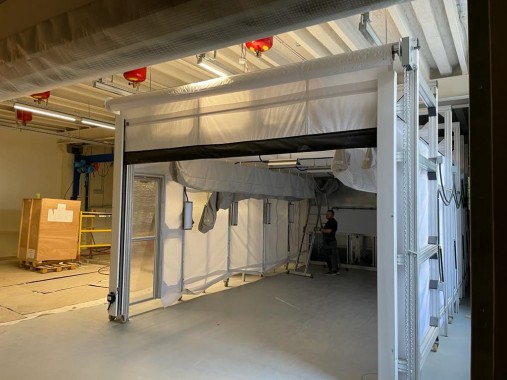 Окрасочно-сушильная камера телескопического типа SPK-SCB(Fx)-7.4.4 для художественно-производственных мастерских, г. Москва