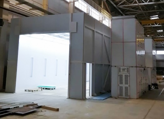 Линия подготовки и покраски рам полуприцепов SPK, г. Елабуга