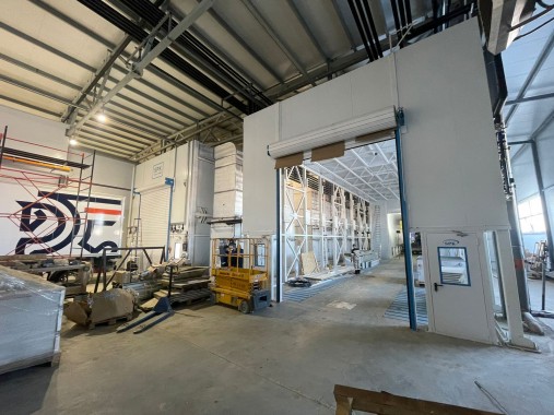 Комплекс камер окрашивания и сушки для автофургонов, полуприцепов, коммунальной и спецтехники в г. Рязань Комплекс камер окрашивания и сушки для автофургонов, полуприцепов, коммунальной и спецтехники в г. Рязань