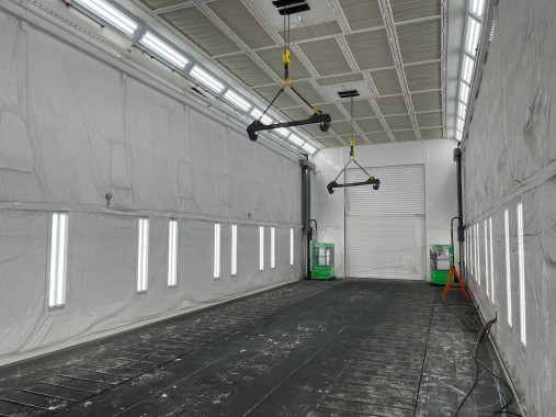 Комплекс камер окрашивания и сушки для автофургонов, полуприцепов, коммунальной и спецтехники в г. Рязань Комплекс камер окрашивания и сушки для автофургонов, полуприцепов, коммунальной и спецтехники в г. Рязань