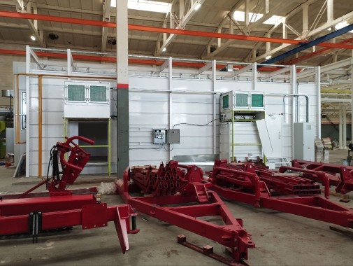 Линия порошковой окраски SPK, г. Урюпинск Линия порошковой окраски SPK, г. Урюпинск