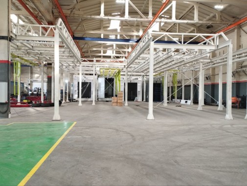 Линия порошковой окраски SPK, г. Урюпинск Линия порошковой окраски SPK, г. Урюпинск