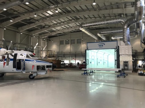 Камера обработки деталей самолетов SPK GROUP 
