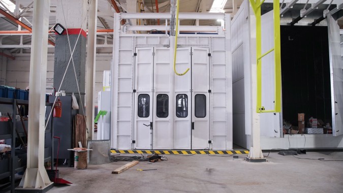 Линия порошковой окраски SPK, г. Урюпинск Линия порошковой окраски SPK, г. Урюпинск